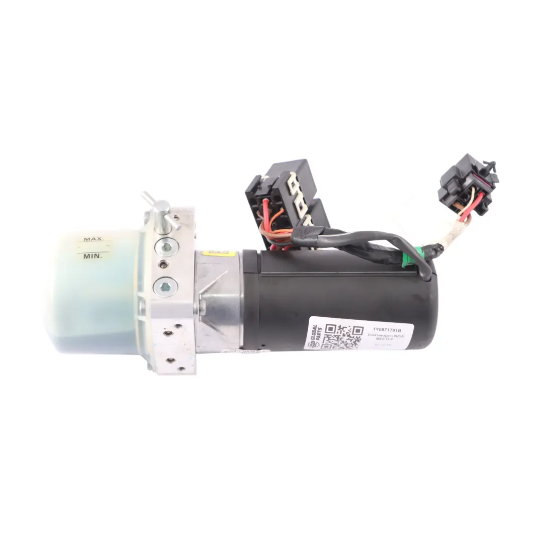 Volkswagen New Beetle Convertible Hydraulic Unit Roof Lift Motor Pump - SKU 1Y0871791B - Part number 1Y0871791B