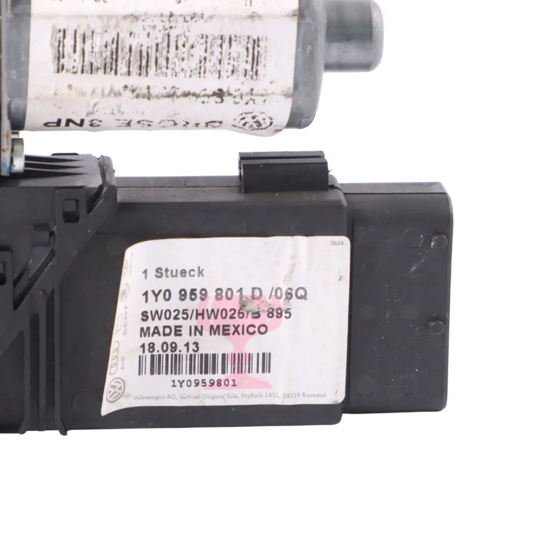 Front Door Regulator Motor Lifter Left N/S to VW Volkswagen New Beetle with Part number 1Y0959801D VW Volkswagen New Beetle Front Door Regulator Motor Lifter Left N/S - SKU RHD-1Y0959801D - Part number 1Y0959801D