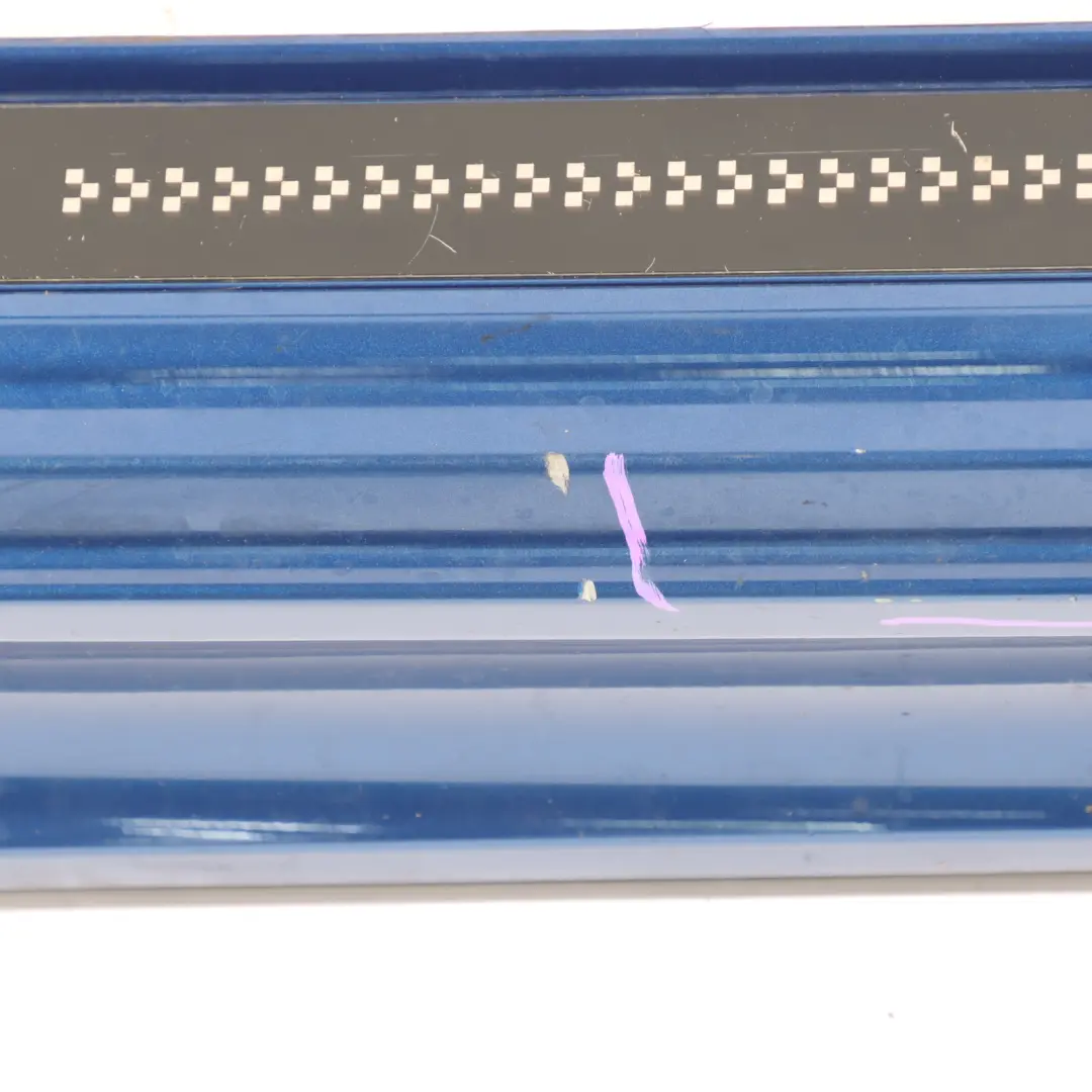 Right Door O/S Sill Skirt Side Lightning Blue - A63 to Mini Cooper R56 R57 JCW with Part number 2156418 Mini Cooper R56 R57 JCW Right Door O/S Sill Skirt Side Lightning Blue - A63 - SKU 2156418-LB - Part number 2156418