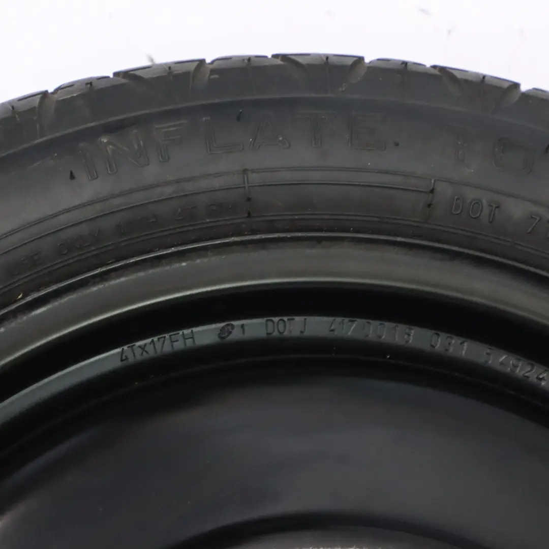 Toyota Avensis T27 Roue secours acier Pneumatique Dunlop 145/70 17" - SKU 2170603 - Numéro de pièce 2170603