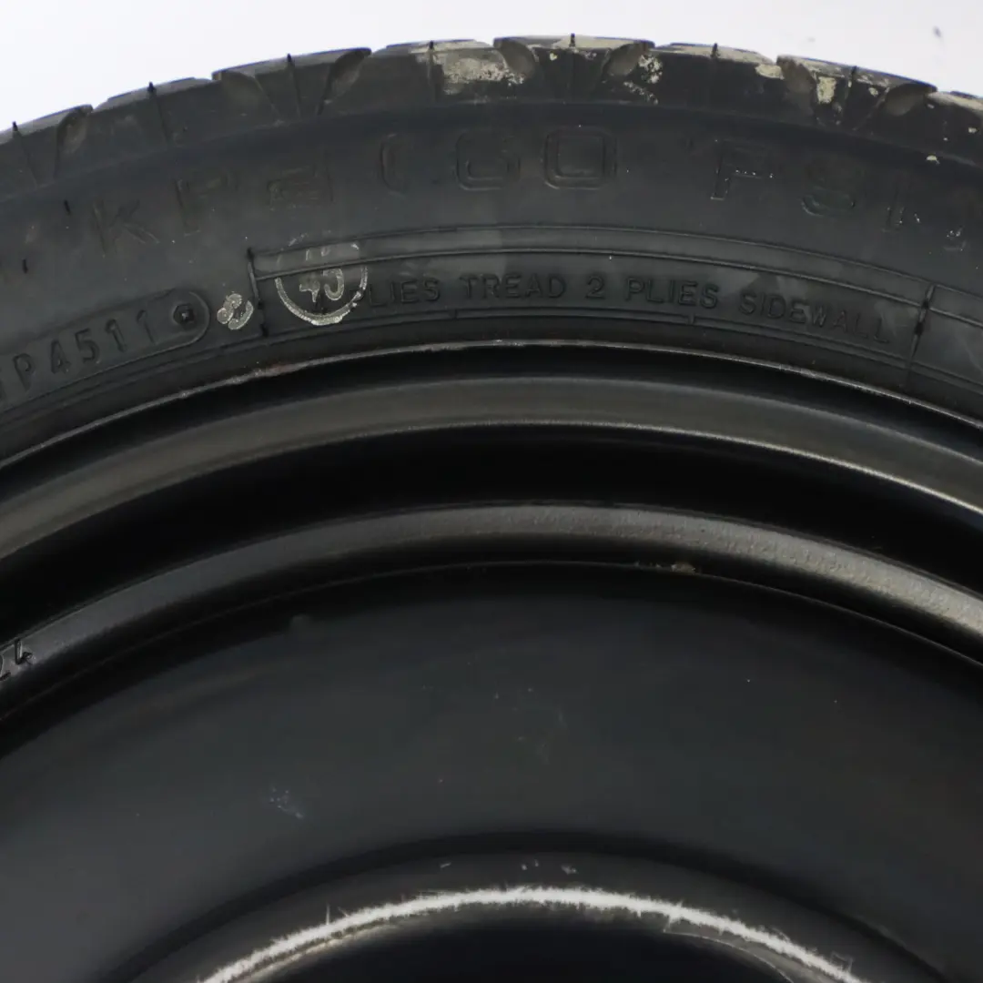 Toyota Avensis T27 Roue secours acier Pneumatique Dunlop 145/70 17" - SKU 2170603 - Numéro de pièce 2170603