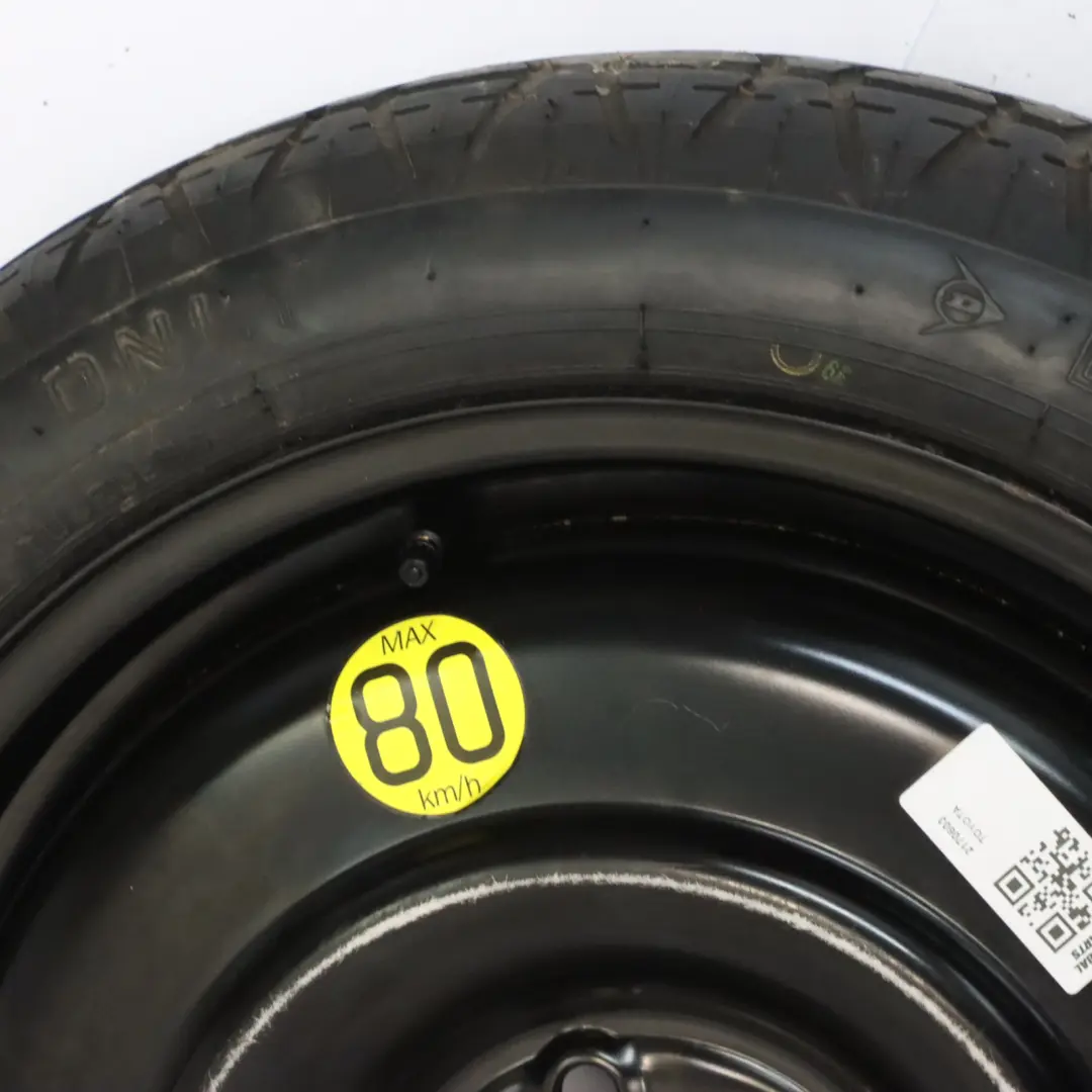 Toyota Avensis T27 Roue secours acier Pneumatique Dunlop 145/70 17" - SKU 2170603 - Numéro de pièce 2170603