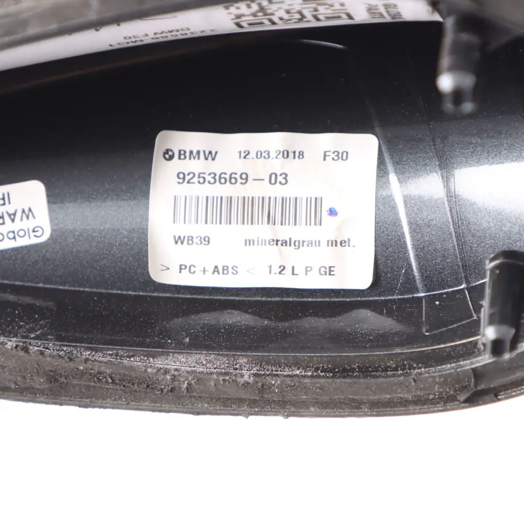 Dachantenne BMW F22 F30 F32 Haifischflossen Dach Abdeckung Mineralgrau - B39 für mit Teilenummer 2238586 Dachantenne BMW F22 F30 F32 Haifischflossen Dach Abdeckung Mineralgrau - B39 - SKU 2238586-MG1 - Teilenummer 2238586