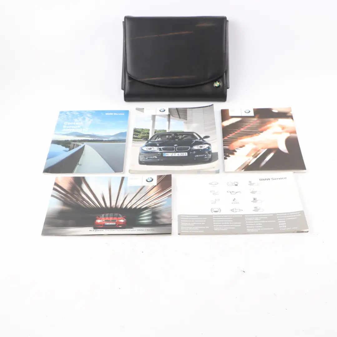 BMW 1 Series E81 E87 LCI Owner's Handbook Manual Case Pouch Wallet - SKU 2602782 - Part number 2602782