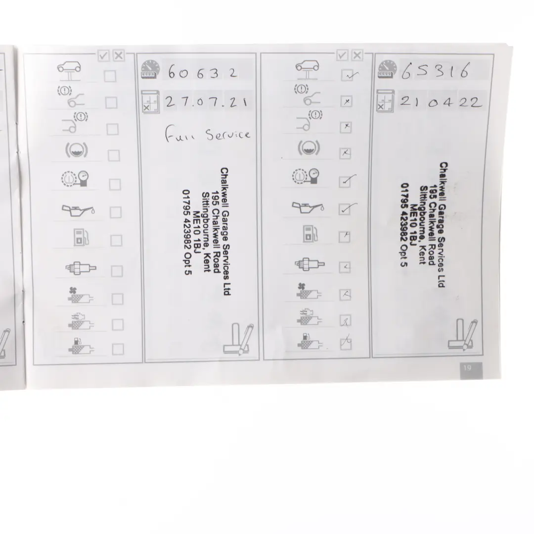 Mini Countryman R60 Service Booklet Owner's Handbook Pouch Case Wallet Set - SKU 2607512 - Part number 2607512