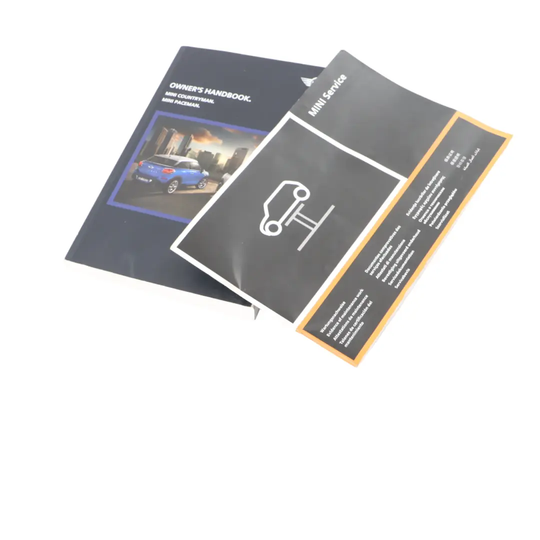 Mini Countryman R60 Service Booklet Owner's Handbook Pouch Case Wallet Set - SKU 2607512 - Part number 2607512
