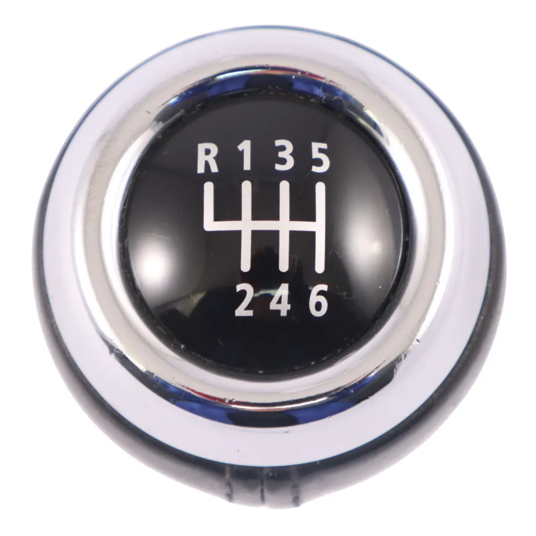 6-Speed Pomello Cambio Ghetta Nero per Mini Cooper One R55 R56 R57 R58 con numero di parte 2753784 Mini Cooper One R55 R56 R57 R58 6-Speed Pomello Cambio Ghetta Nero - SKU 2753784-6 - Numero di parte 2753784