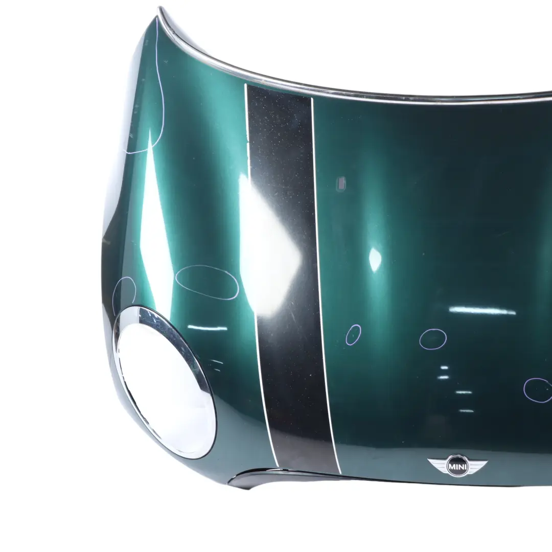 Mini R55 R56 Hood Bonnet Engine Cover Panel British Racing Green Metallic - A67 - SKU 2754738-BRG3 - Part number 2754738