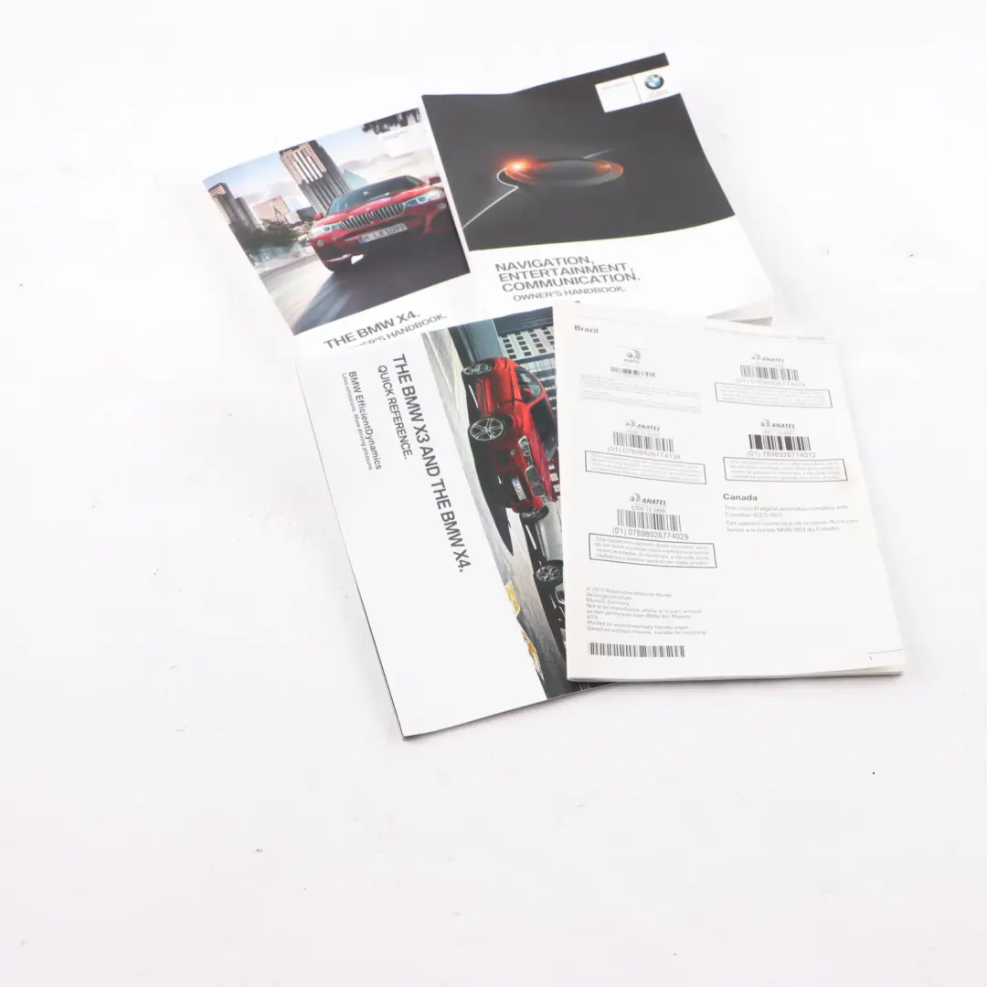 Owner's Manual Handbook Navigation Instruction to BMW X4 F26 with Part number 2964120 BMW X4 F26 Owner's Manual Handbook Navigation Instruction - SKU 2964120 - Part number 2964120