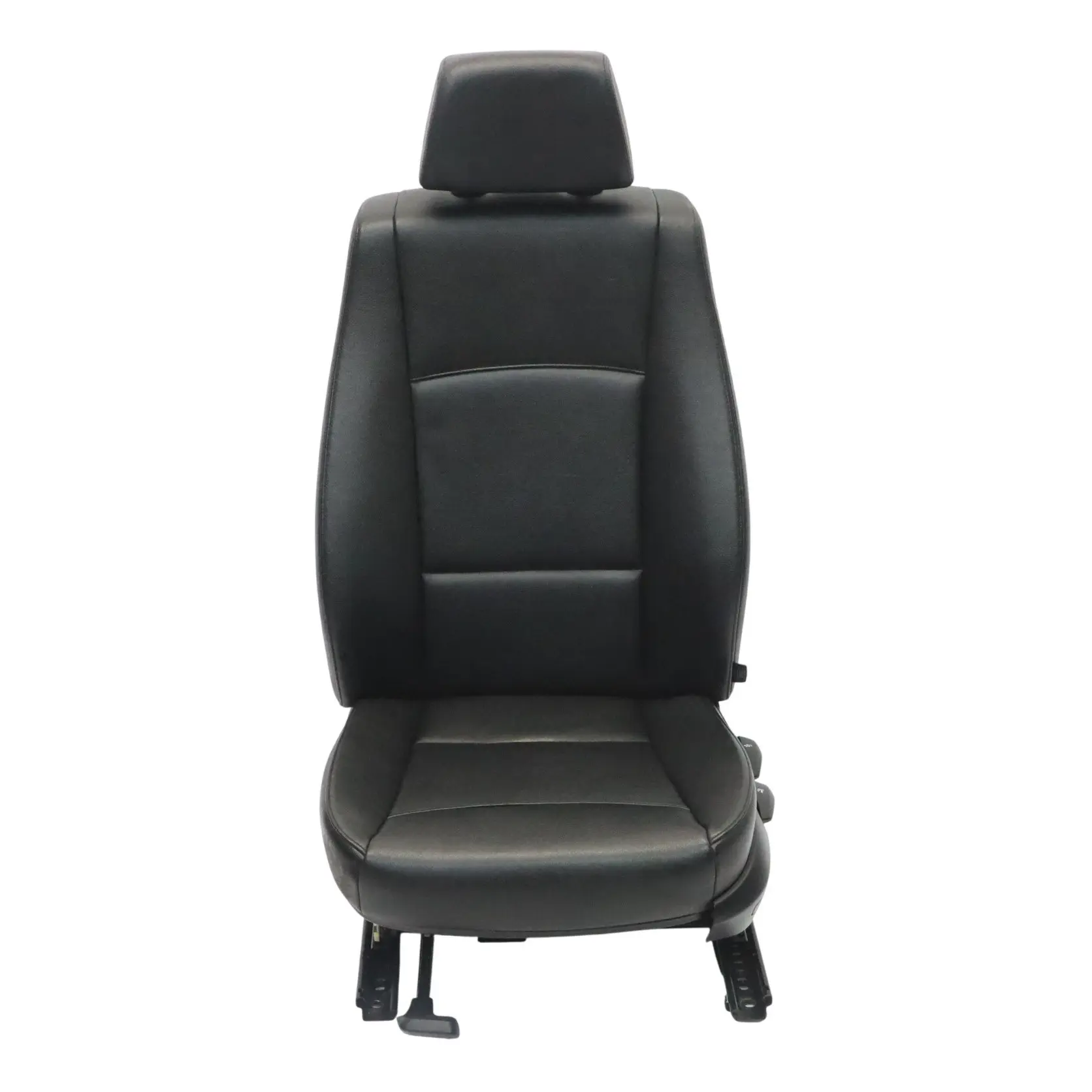 BMW X1 E84 Sedile anteriore sinistro riscaldato in pelle Nevada Nero Interno