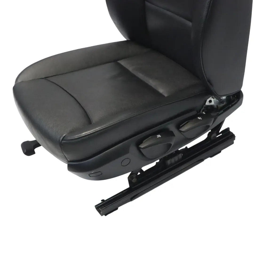 Front Seat Left N/S Heated Leather Nevada Black Interior to BMW X1 E84 with Part number 2992619 BMW X1 E84 Front Seat Left N/S Heated Leather Nevada Black Interior - SKU 2992619-3 - Part number 2992619