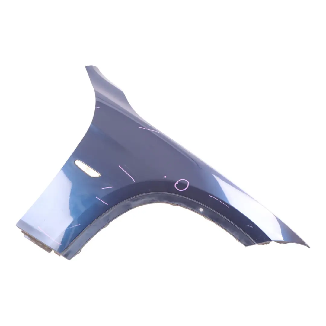 Front Right O/S Side Wing Panel Fender Tiefseeblau Blue - A76 to BMW X1 E84 with Part number 2993156 BMW X1 E84 Front Right O/S Side Wing Panel Fender Tiefseeblau Blue - A76 - SKU 2993156-DSB - Part number 2993156