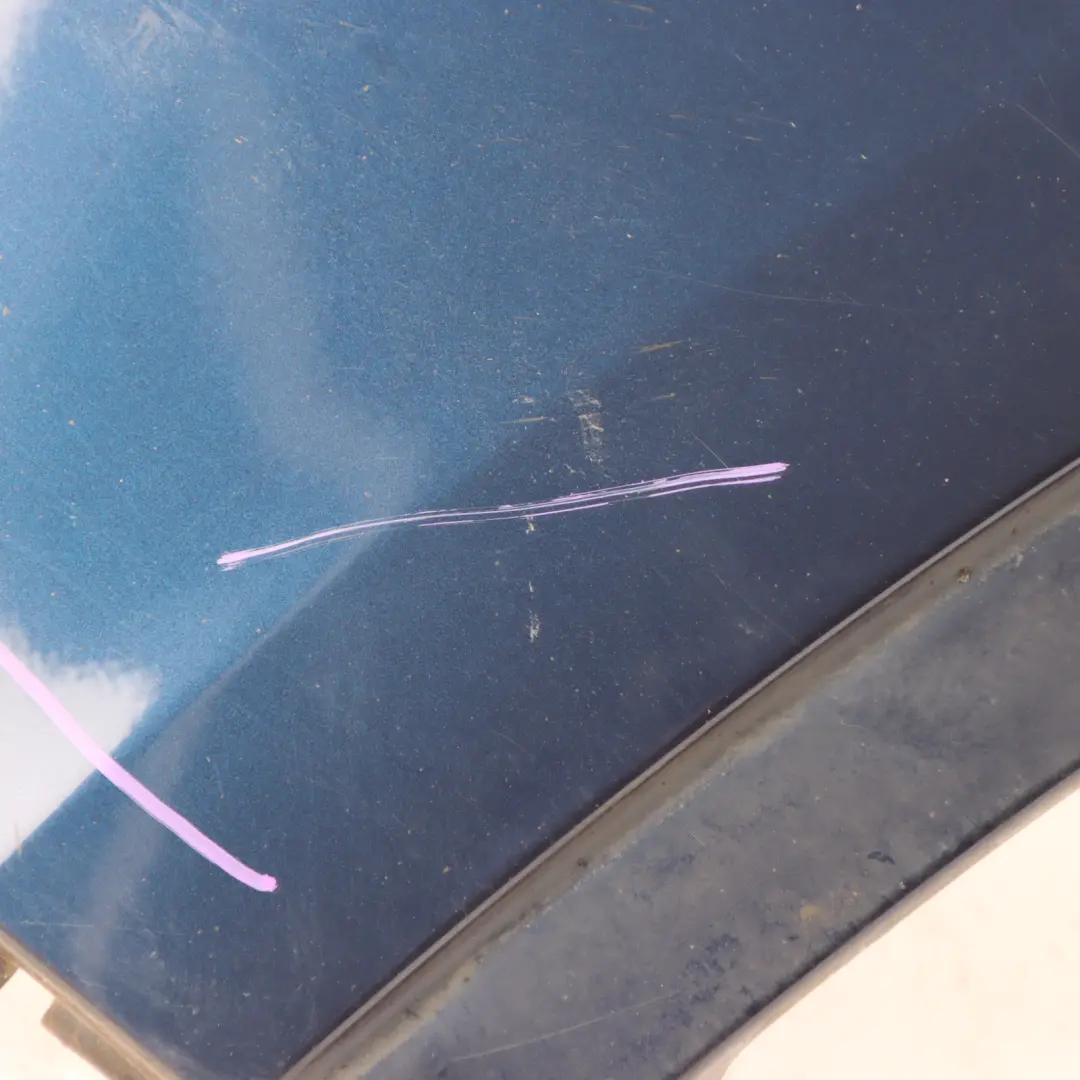 Front Right O/S Side Wing Panel Fender Tiefseeblau Blue - A76 to BMW X1 E84 with Part number 2993156 BMW X1 E84 Front Right O/S Side Wing Panel Fender Tiefseeblau Blue - A76 - SKU 2993156-DSB - Part number 2993156