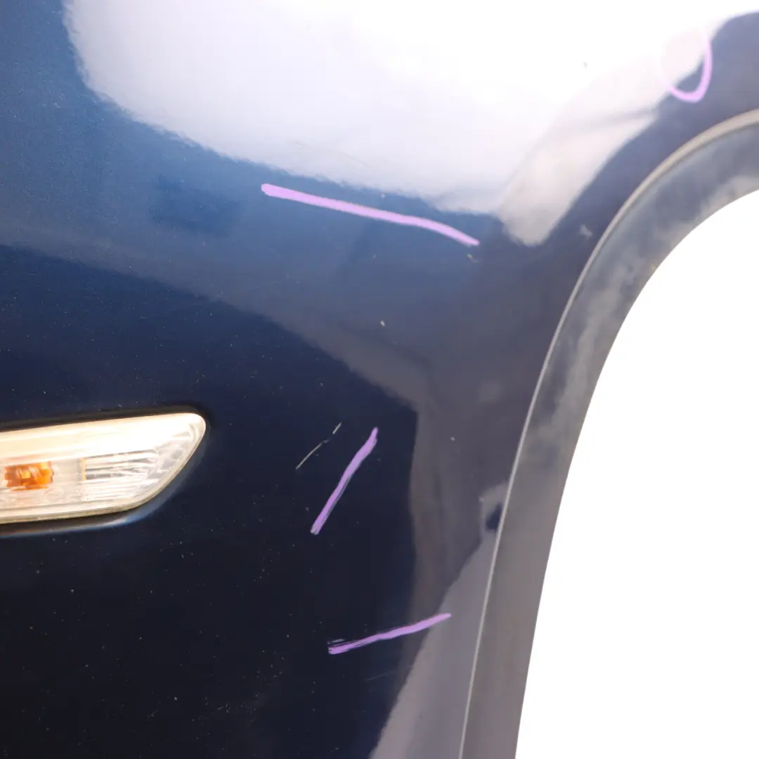 Front Right O/S Side Wing Panel Fender Tiefseeblau Blue - A76 to BMW X1 E84 with Part number 2993156 BMW X1 E84 Front Right O/S Side Wing Panel Fender Tiefseeblau Blue - A76 - SKU 2993156-DSB - Part number 2993156