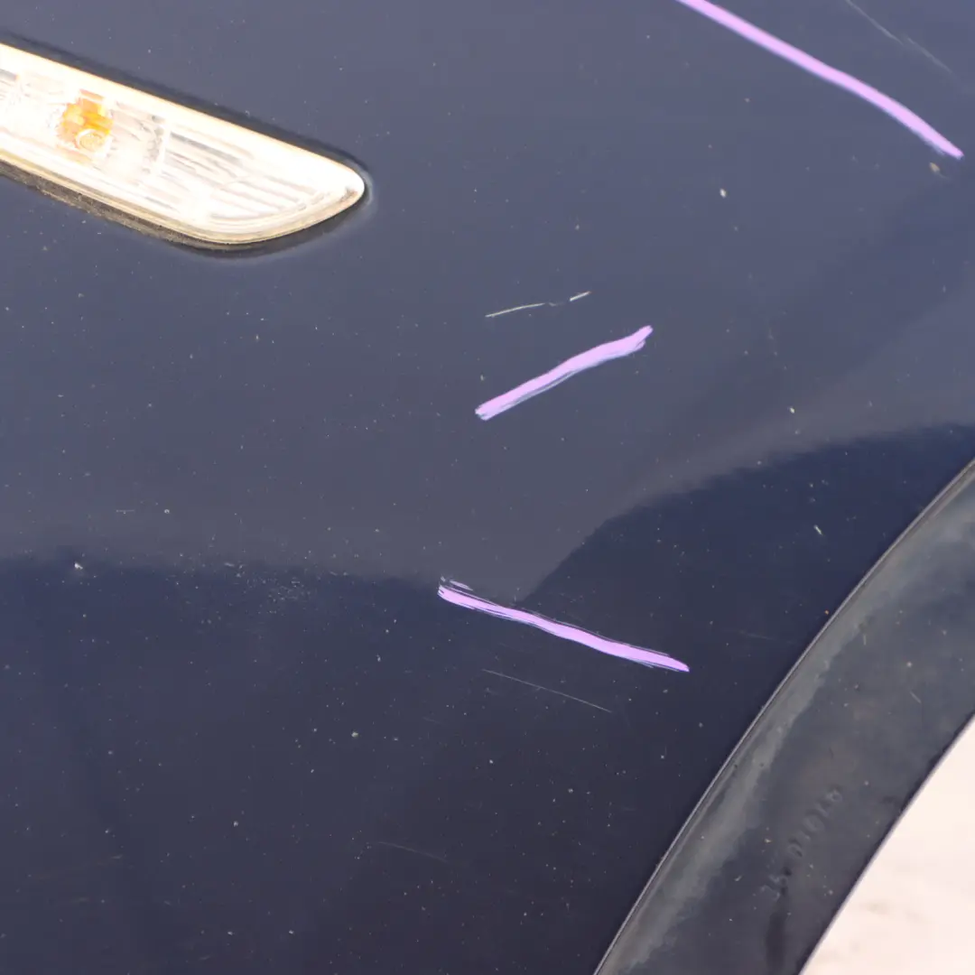 Front Right O/S Side Wing Panel Fender Tiefseeblau Blue - A76 to BMW X1 E84 with Part number 2993156 BMW X1 E84 Front Right O/S Side Wing Panel Fender Tiefseeblau Blue - A76 - SKU 2993156-DSB - Part number 2993156