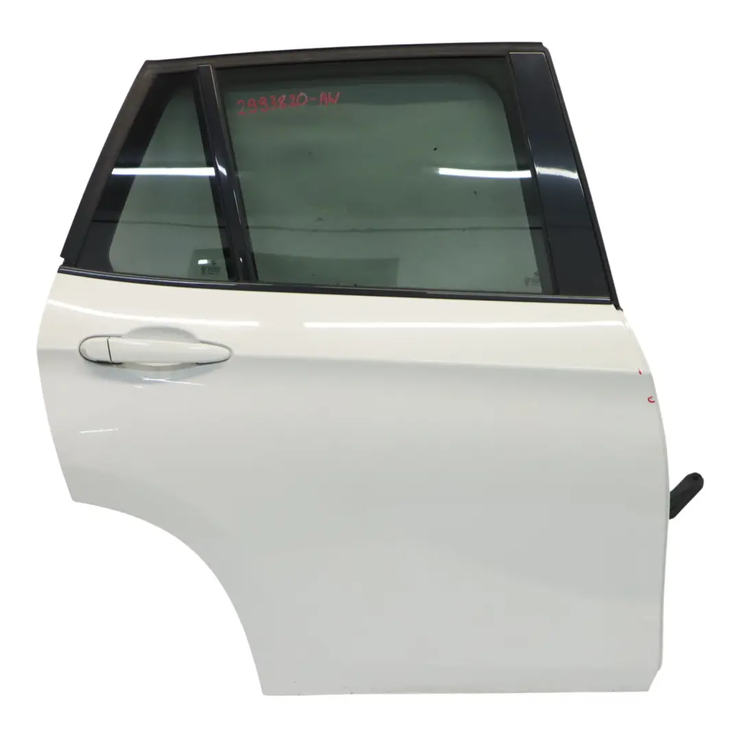 Porta posteriore destra Alpinweiss Bianco 3 - 300 per BMW X1 E84 con numero di parte 2993820 BMW X1 E84 Porta posteriore destra Alpinweiss Bianco 3 - 300 - SKU 2993820-AW - Numero di parte 2993820
