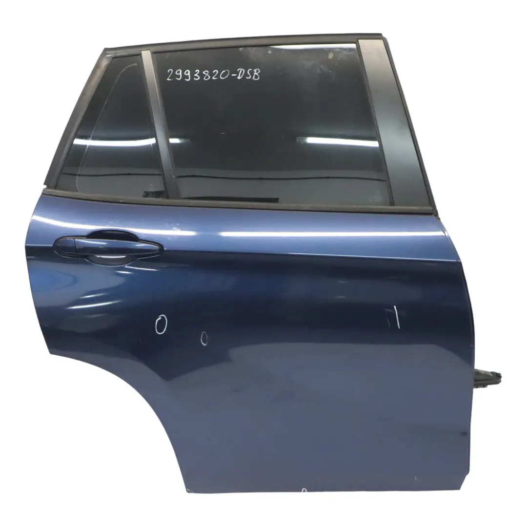 Puerta Trasera Derecha Tiefseeblau Deep Sea Blue Metallic - A76 para BMW X1 E84 con número de pieza 2993819 BMW X1 E84 Puerta Trasera Derecha Tiefseeblau Deep Sea Blue Metallic - A76 - SKU 2993820-DSB - Número de pieza 2993819