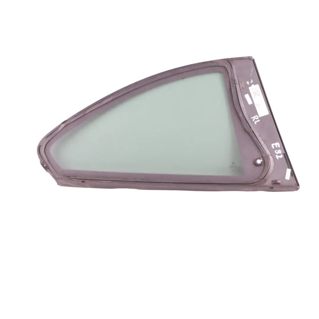 Left N/S Side Window Black Glass AS3 High Gloss Strip to BMW E82 Rear with Part number 2996841 BMW E82 Rear Left N/S Side Window Black Glass AS3 High Gloss Strip - SKU 2996841-2 - Part number 2996841