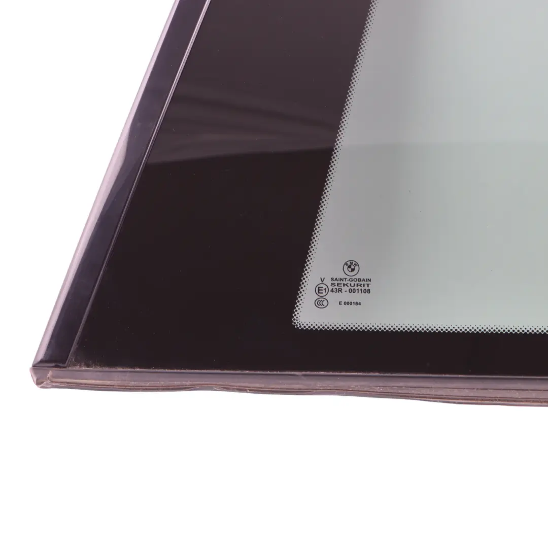 Left N/S Side Window Black Glass AS3 High Gloss Strip to BMW E82 Rear with Part number 2996841 BMW E82 Rear Left N/S Side Window Black Glass AS3 High Gloss Strip - SKU 2996841-2 - Part number 2996841