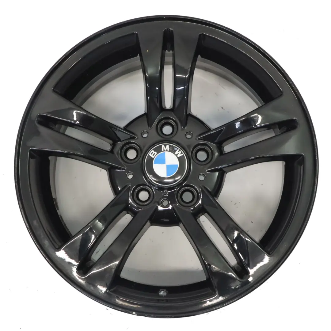 Jante en Alliage Noir 17" Double Rayon 112 8J ET:46 pour BMW X3 E83 à propos du numéro de pièce 3401200 BMW X3 E83 Jante en Alliage Noir 17" Double Rayon 112 8J ET:46 - SKU 3401200-3 - Numéro de pièce 3401200