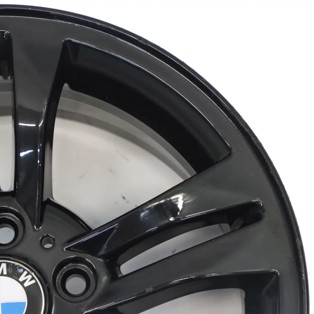 Schwarz Leichtmetallfelge 17" Doppelspeiche 112 8J ET:46 für BMW X3 E83 mit Teilenummer 3401200 BMW X3 E83 Schwarz Leichtmetallfelge 17" Doppelspeiche 112 8J ET:46 - SKU 3401200-3 - Teilenummer 3401200