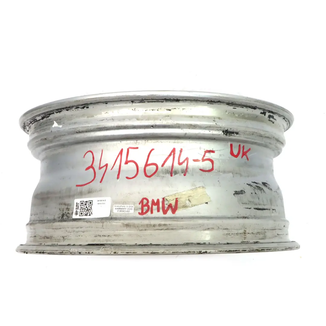 Front Alloy Wheel Rim 18" M Double Spoke 192 8J ET:44 to BMW X3 Series E83 with Part number 3415614 BMW X3 Series E83 Front Alloy Wheel Rim 18" M Double Spoke 192 8J ET:44 - SKU 3415614-5 - Part number 3415614