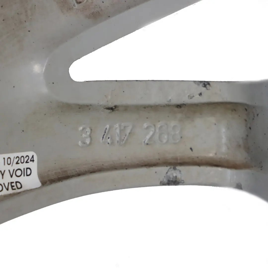 BMW X3 Series E83 Argent Jante Alu Arrière à rayons Y 191 19" 9J ET:51 - SKU 3417268-2 - Numéro de pièce 3417268