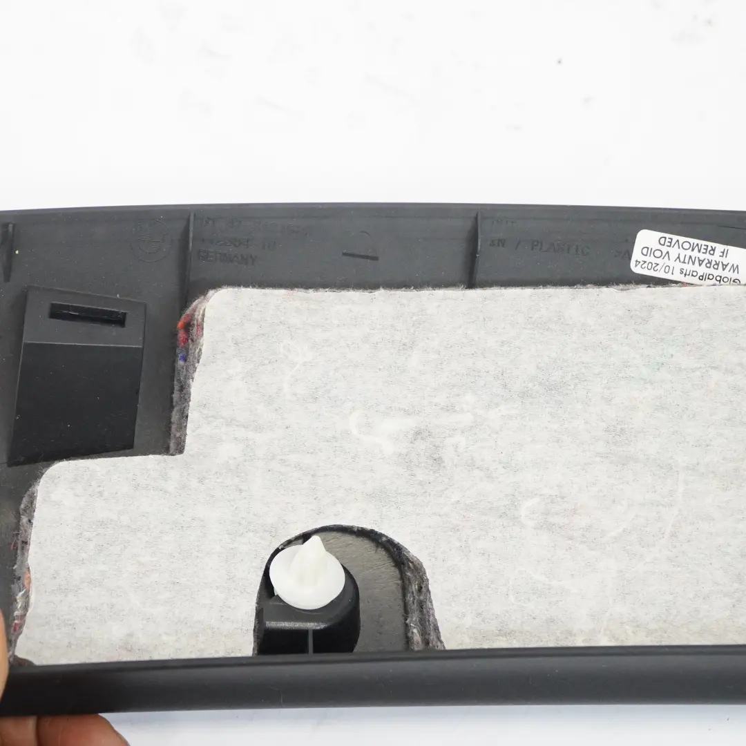 BMW Z4 E86 Boot Trunk Lid Tailgate Top Upper Interior Cover Trim Black - SKU 3421583 - Part number 3421583