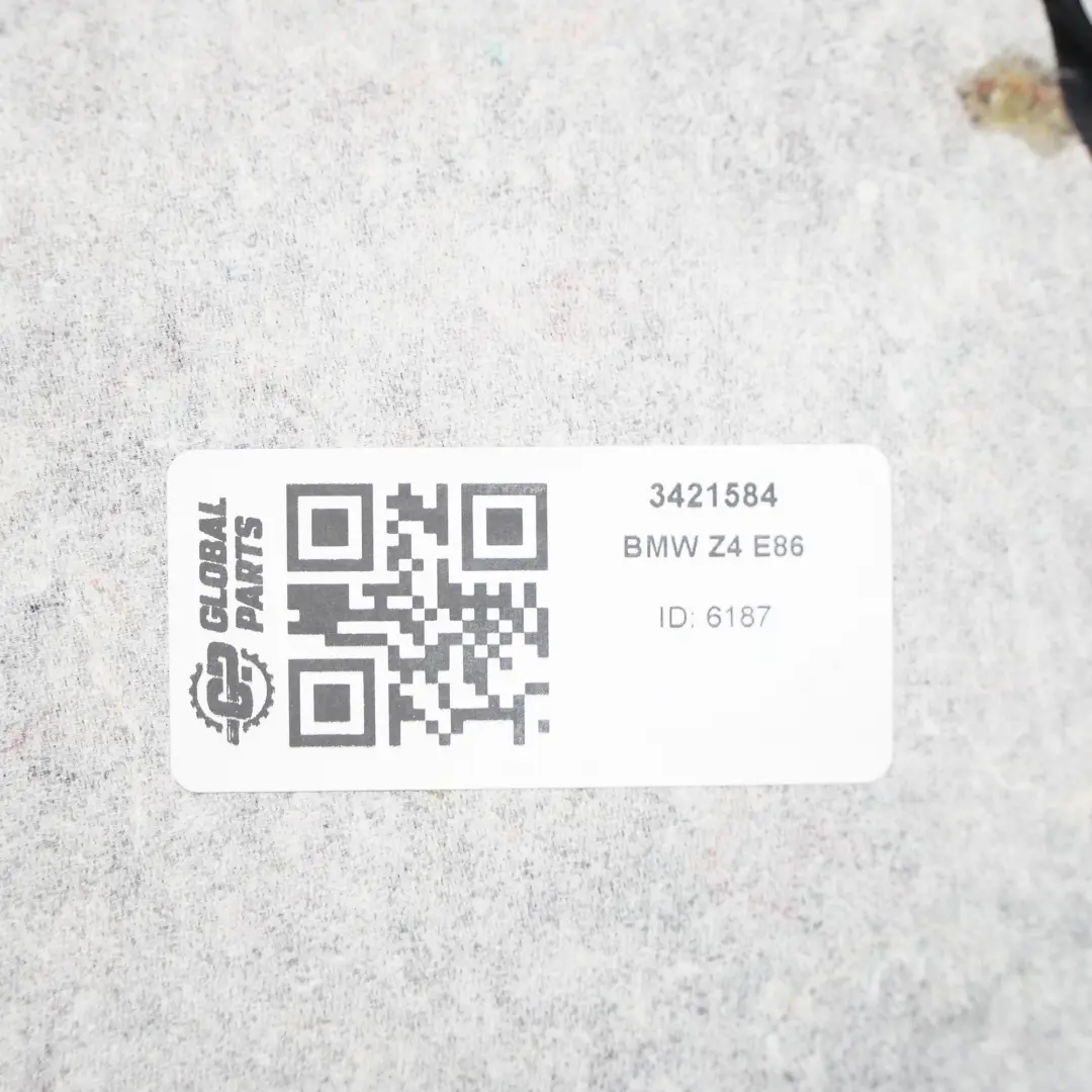 Coffre de hayon Cache Panneau Garniture pour BMW Z4 E86 à propos du numéro de pièce 3421584 BMW Z4 E86 Coffre de hayon Cache Panneau Garniture - SKU 3421584 - Numéro de pièce 3421584