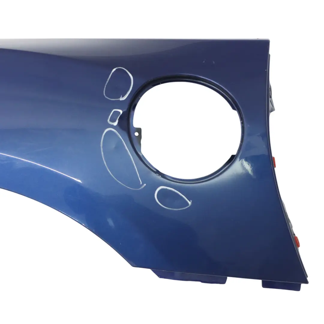 Panel Lateral Trasero Derecho Guardabarros Azul Montegoblau - A51 para BMW Z4 E86 con número de pieza 3427224 BMW Z4 E86 Panel Lateral Trasero Derecho Guardabarros Azul Montegoblau - A51 - SKU 3427224-MTB - Número de pieza 3427224