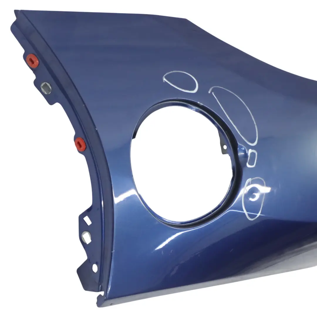 BMW Z4 E86 Panel Lateral Trasero Derecho Guardabarros Azul Montegoblau - A51 - SKU 3427224-MTB - Número de pieza 3427224