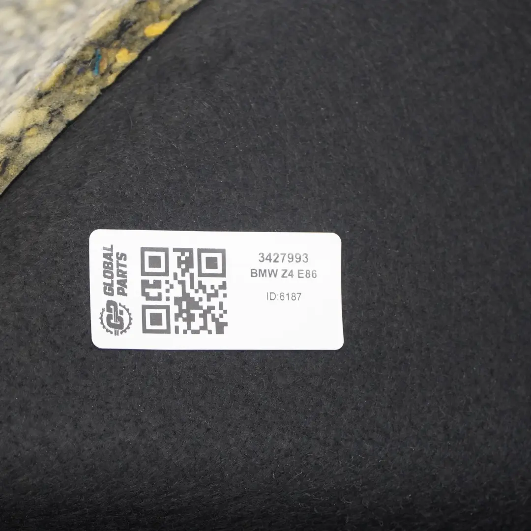 Pannello laterale interno del bagagliaio sinistro Trim Nero per BMW Z4 E86 con numero di parte 3427993 BMW Z4 E86 Pannello laterale interno del bagagliaio sinistro Trim Nero - SKU 3427993 - Numero di parte 3427993