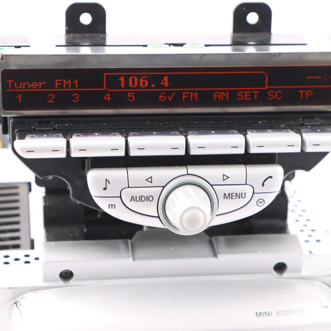 Radio Boost CD Steuergerät für Mini Cooper One R55 R56 R57 1 mit Teilenummer 3448827 Mini Cooper One R55 R56 R57 1 Radio Boost CD Steuergerät - SKU 3448827-1 - Teilenummer 3448827