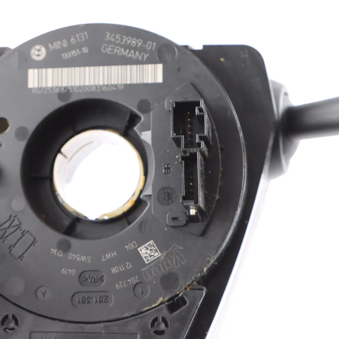 Switch Cluster Steering Column Wiper Stalk Slip to Mini Cooper R56 R60 with Part number 3453989 Mini Cooper R56 R60 Switch Cluster Steering Column Wiper Stalk Slip - SKU 3453989-1 - Part number 3453989