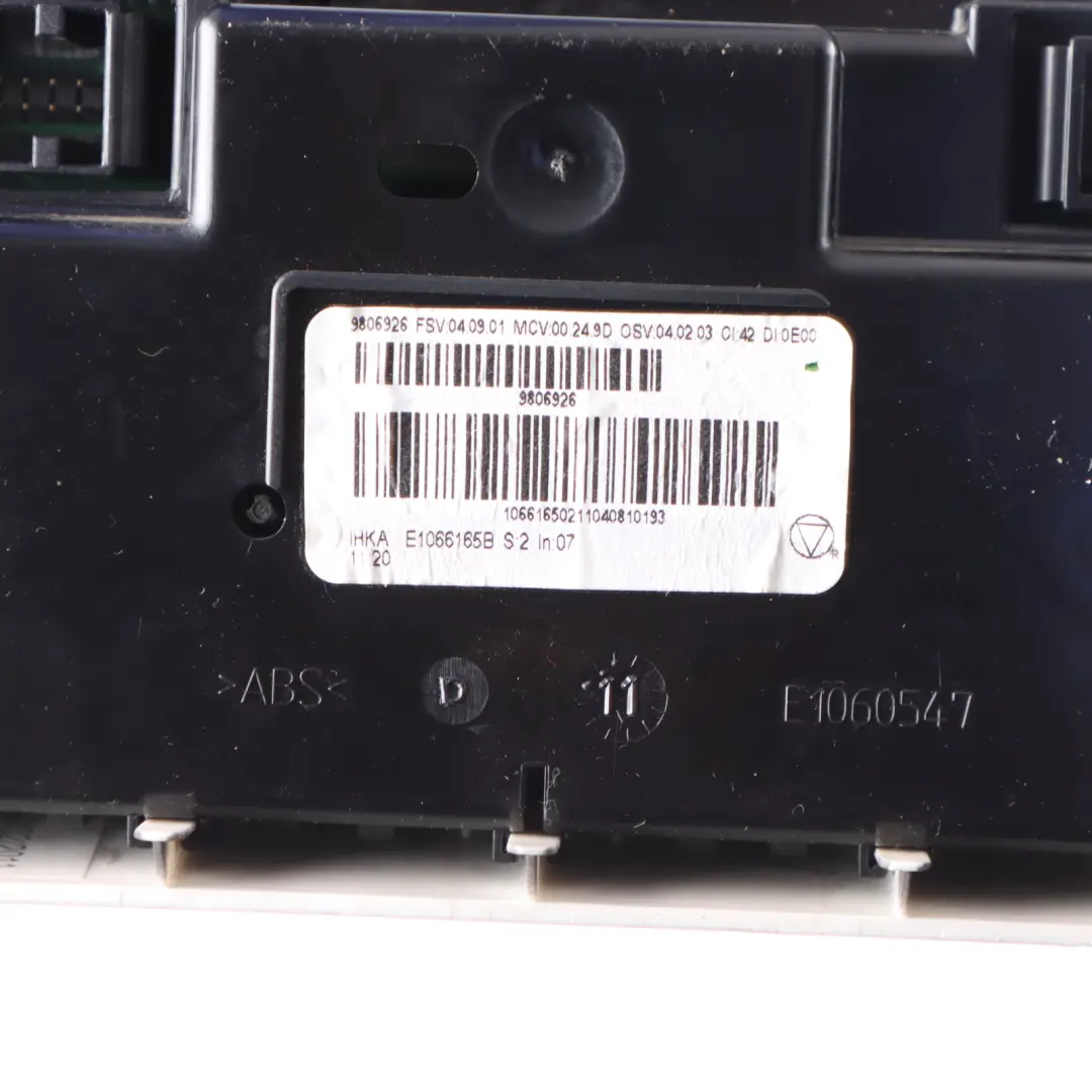 Mini Cooper 10 R60 Automatic Air Conditioning Control Seat Heating - SKU 3457397-10 - Part number 3457397