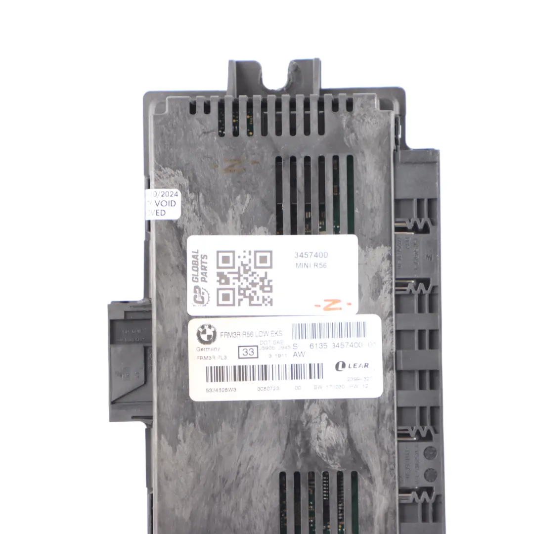 Footwell Light Module High EKS ECU PL3 FRM3R to Mini Cooper R56 LCI with Part number 3457400 Mini Cooper R56 LCI Footwell Light Module High EKS ECU PL3 FRM3R - SKU 3457400 - Part number 3457400