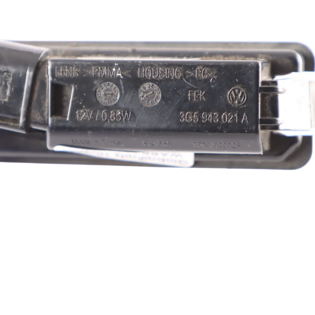 VW Volkswagen Golf 8 Plaque d'immatriculation arrière LED - SKU 3G5943021A - Numéro de pièce 3G5943021A