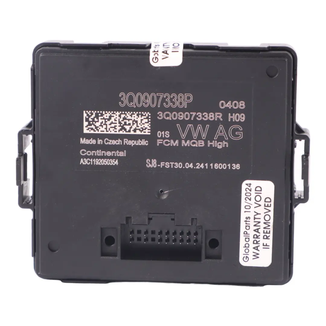 Audi Q2 GA Scheinwerfer Licht Scheinwerfer Lampe Steuermodul ECU - SKU 3Q0907338P - Teilenummer 3Q0907338P