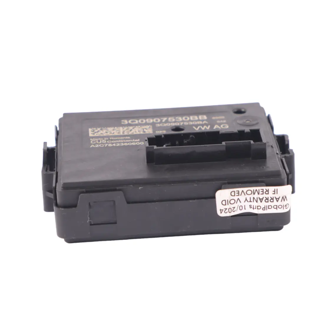 Central Gateway Control Unit Module Relay ECU 3Q0907530BB to Audi Q2 GA with Part number 3Q0907530BB-1 Audi Q2 GA Central Gateway Control Unit Module Relay ECU 3Q0907530BB - SKU 3Q0907530BB-1 - Part number 3Q0907530BB-1