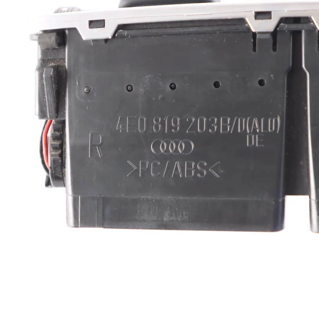 Centre Console Air Vent Panel Grille Nozzle to Audi A8 S8 D3 Rear with Part number 4E0819203D Audi A8 S8 D3 Rear Centre Console Air Vent Panel Grille Nozzle - SKU 4E0819203D - Part number 4E0819203D