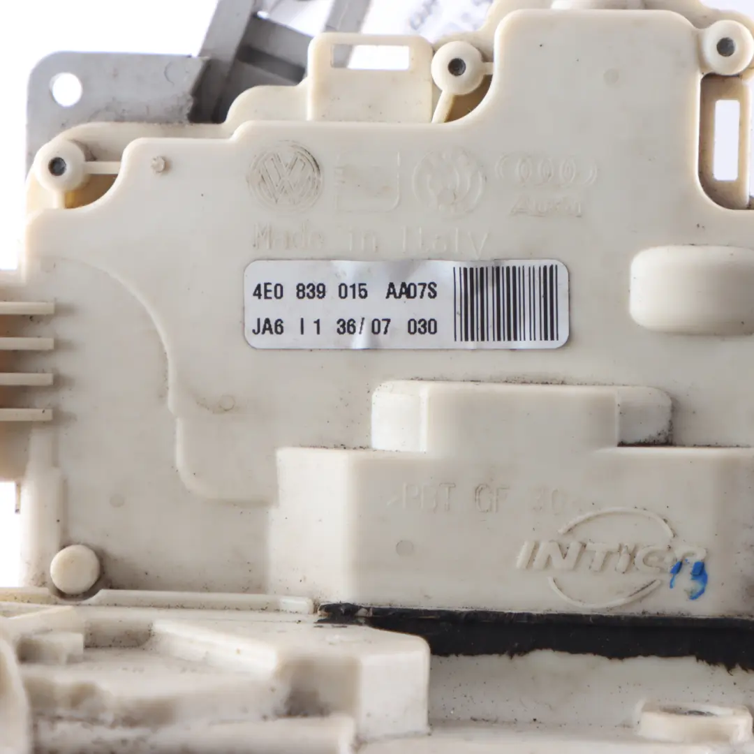 Qua Door Lock Actuator Mechanism Rear Left N/S to Audi S8 V10 with Part number 4E0839015AC Audi S8 V10 Qua Door Lock Actuator Mechanism Rear Left N/S - SKU 4E0839015AC - Part number 4E0839015AC