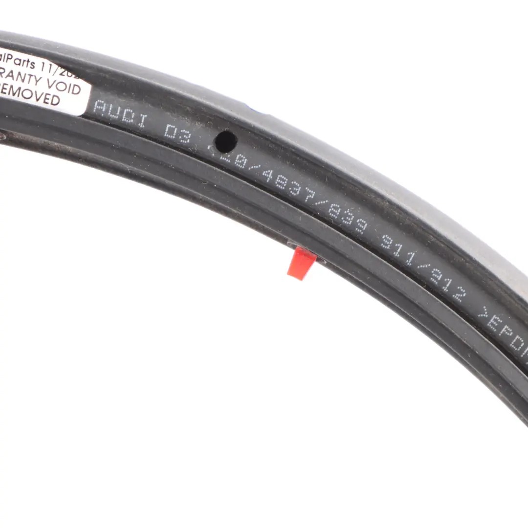 Qua Rear Door Seal Rubber Right O/S Inner Gasket to Audi S8 V10 with Part number 4E0839911L Audi S8 V10 Qua Rear Door Seal Rubber Right O/S Inner Gasket - SKU 4E0839911L - Part number 4E0839911L