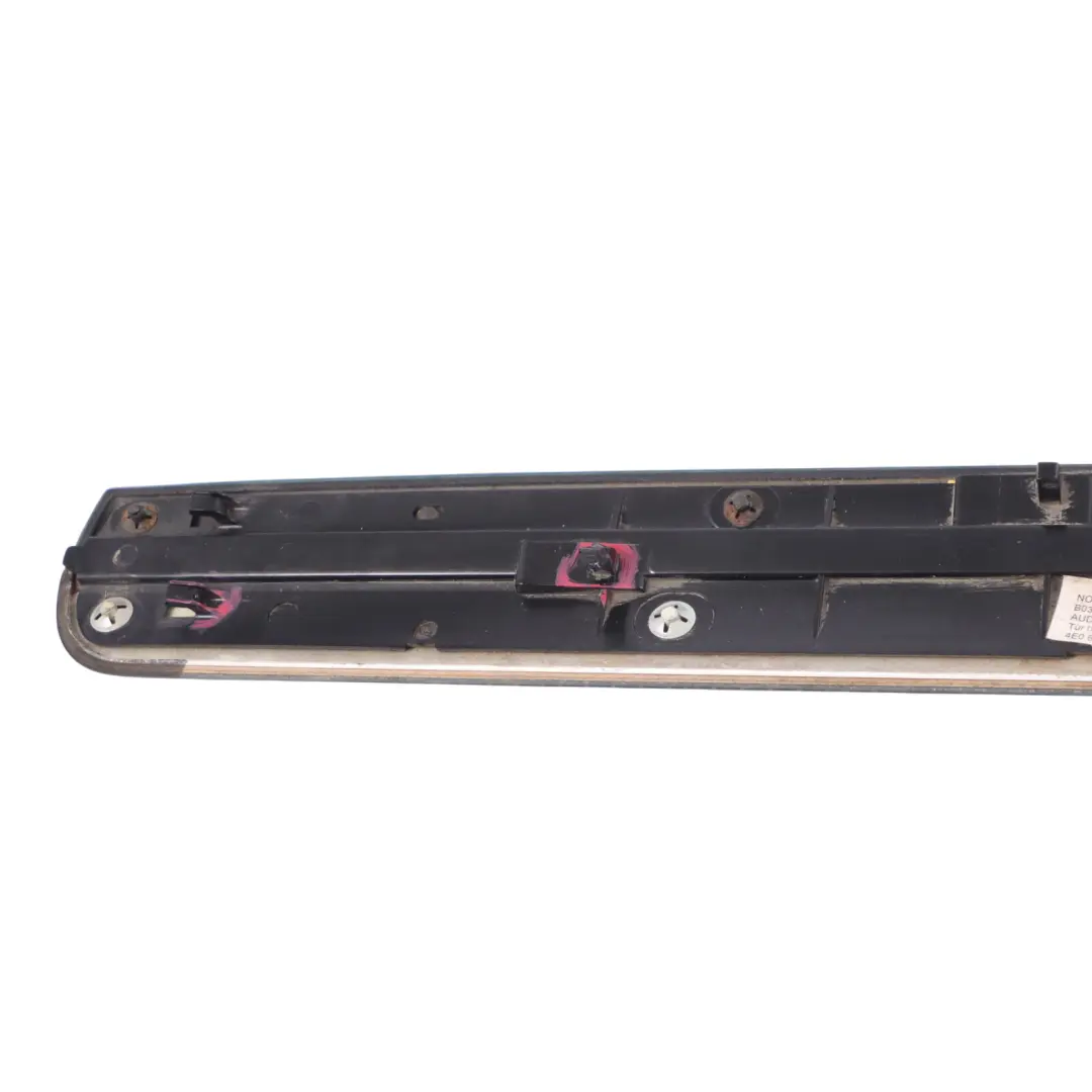Audi A8 S8 D3 Panneau garniture porte arrière gauche en carbone - SKU 4E0867419K - Numéro de pièce 4E0867419K