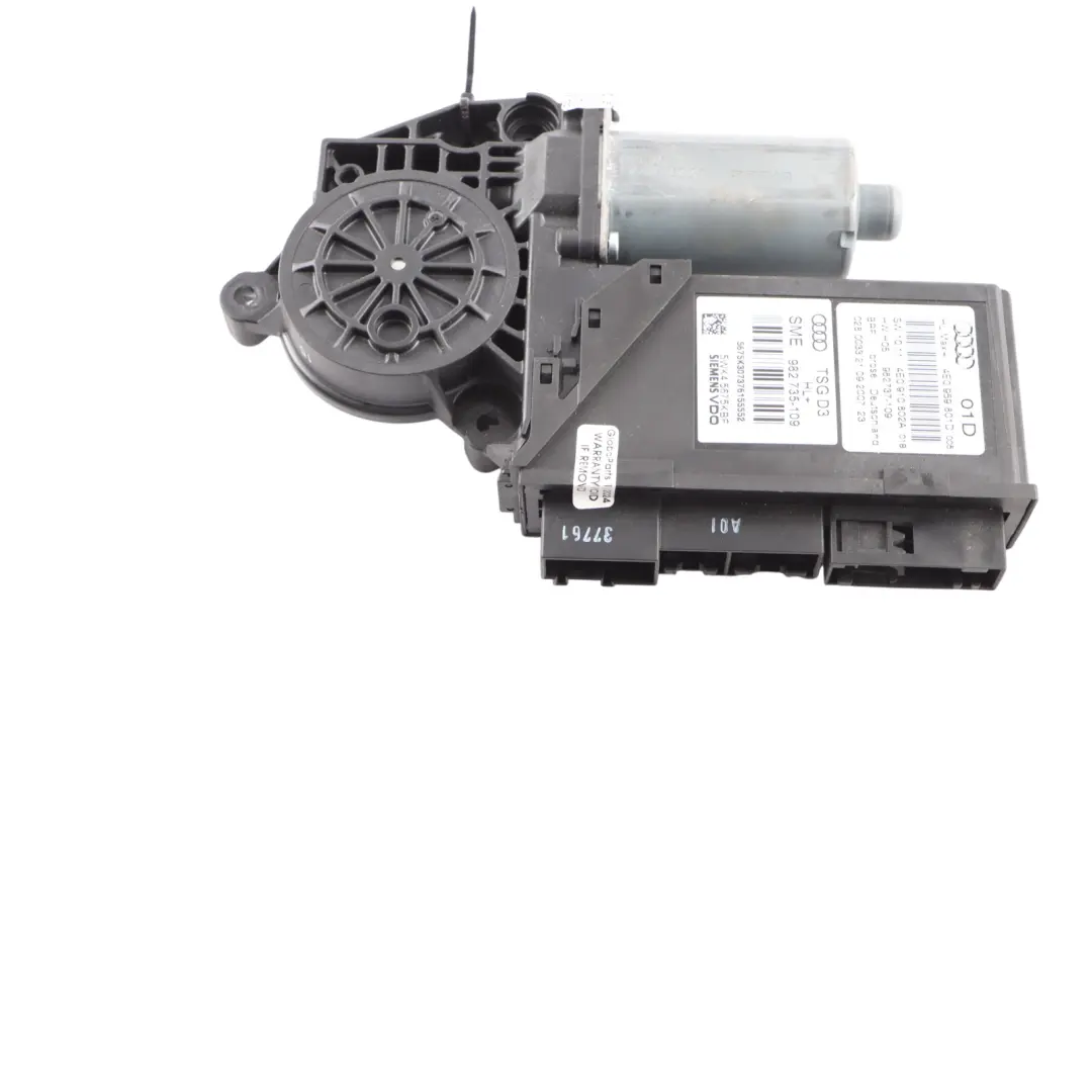 Door Window Lifter Motor Rear Left N/S to Audi A8 D3 with Part number 4E0959801D Audi A8 D3 Door Window Lifter Motor Rear Left N/S - SKU 4E0959801D - Part number 4E0959801D