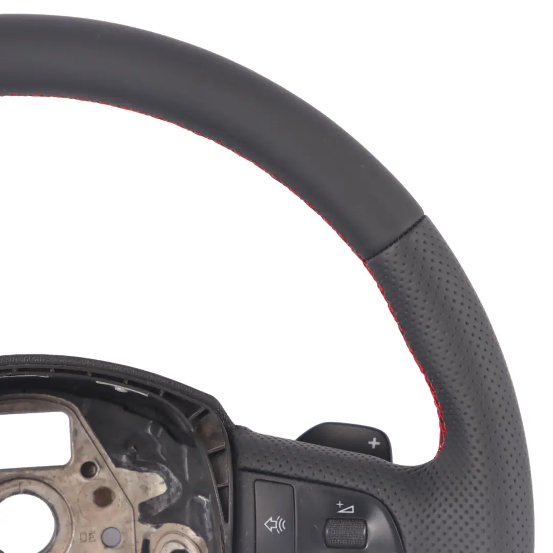 NUEVO Cuero Negro Levas para Volante Audi A6 C6 Q7 4L S Line con número de pieza 4F0419091CA Volante Audi A6 C6 Q7 4L S Line NUEVO Cuero Negro Levas - SKU 4F0419091CA-1 - Número de pieza 4F0419091CA