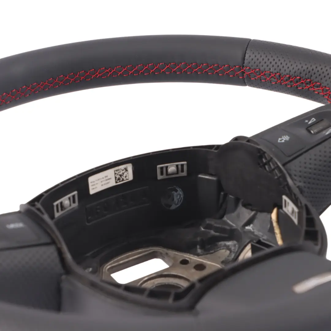 NUEVO Cuero Negro Levas para Volante Audi A6 C6 Q7 4L S Line con número de pieza 4F0419091CA Volante Audi A6 C6 Q7 4L S Line NUEVO Cuero Negro Levas - SKU 4F0419091CA-1 - Número de pieza 4F0419091CA