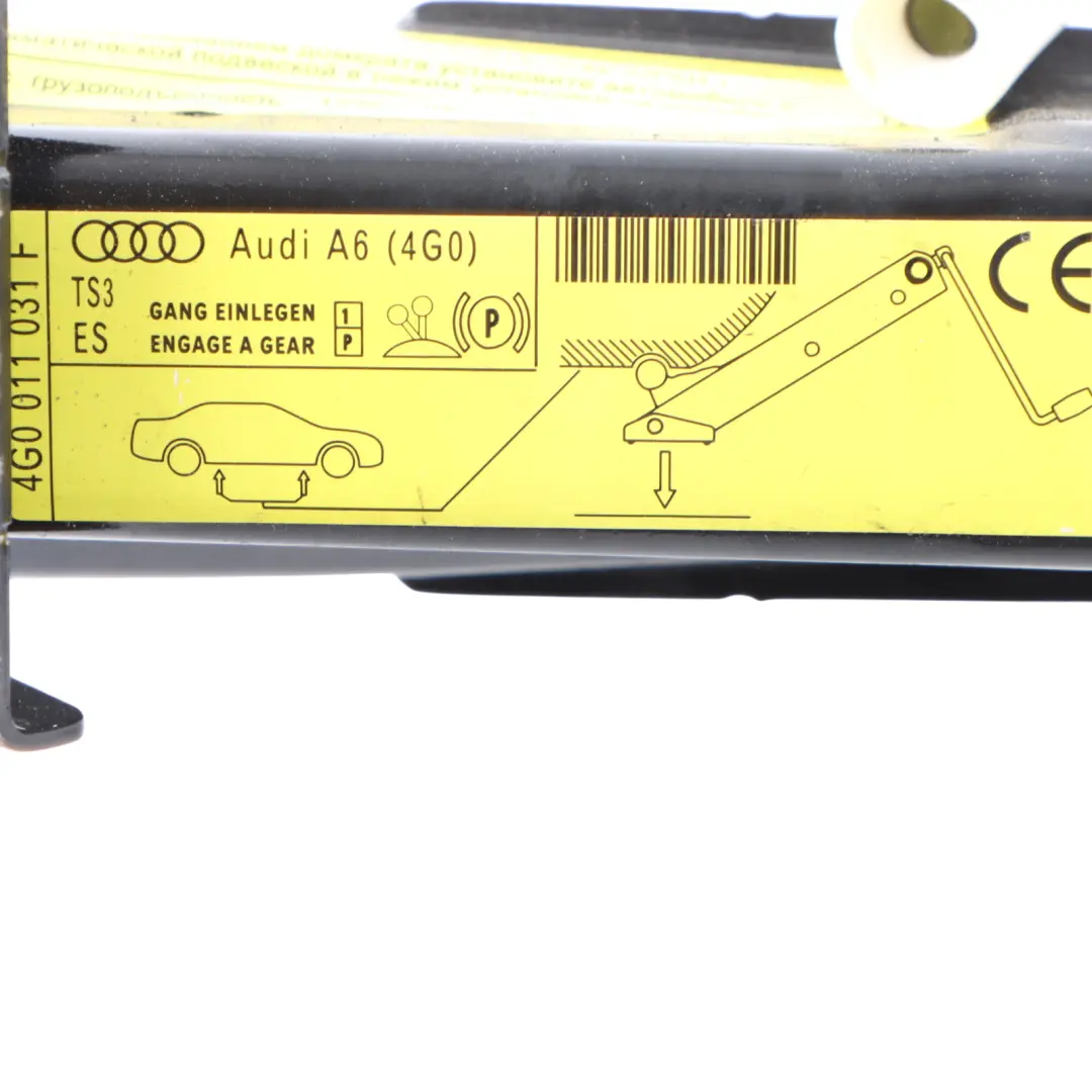 Audi A6 C7 4G Cric sollevamento Strumento auto Sollevatore emergenza - SKU 4G0011031F - Numero di parte 4G0011031F