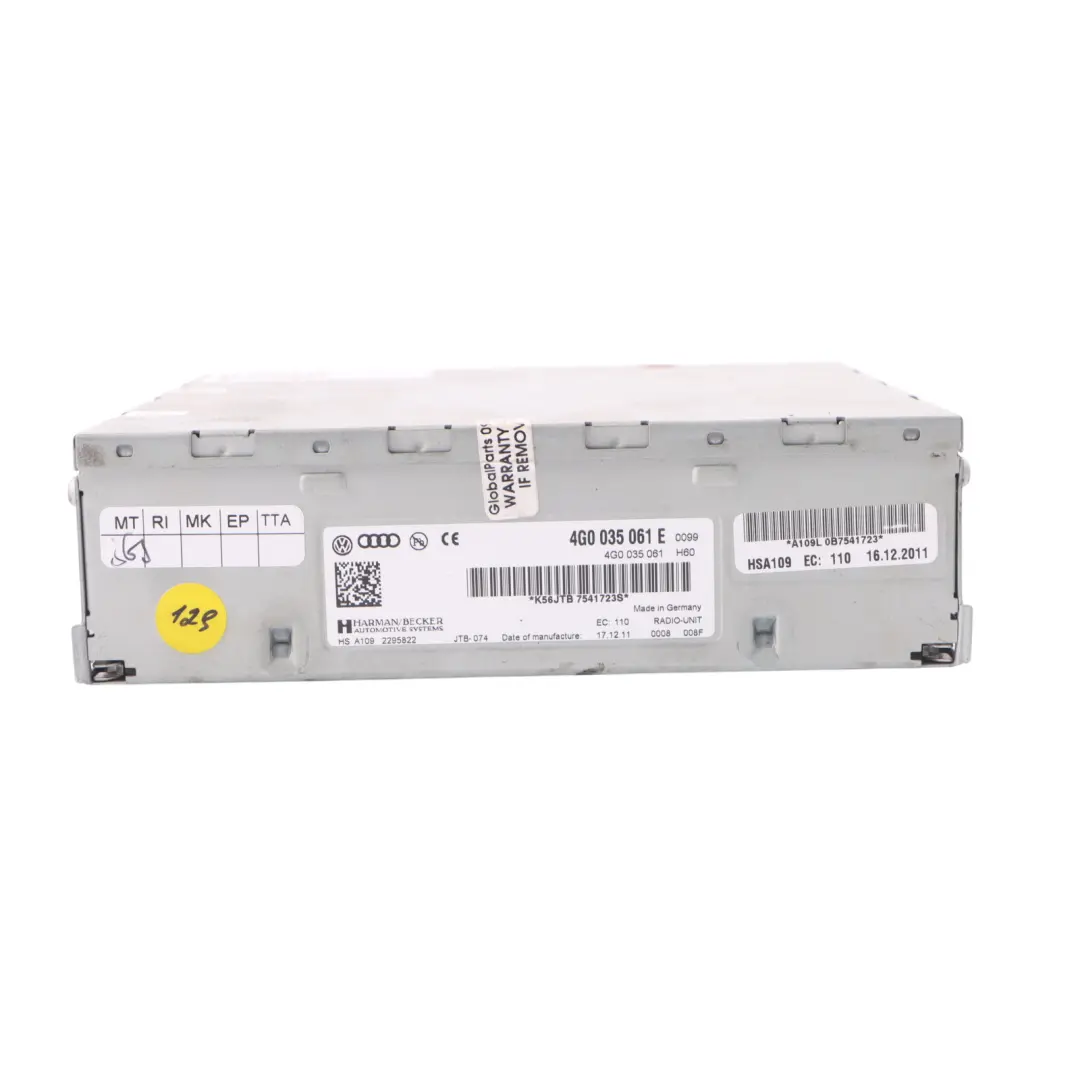 Audi A5 8T Moduł Tuner Radia - SKU 4G0035061E - Numer Części 4G0035061E