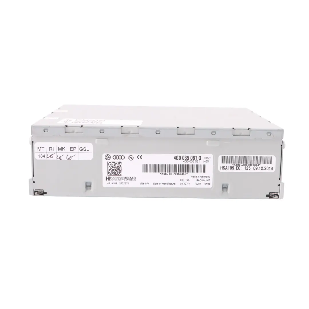 Audi Q5 8R Multimedia Radio Control Module Head Unit - SKU 4G0035061Q - Part number 4G0035061Q
