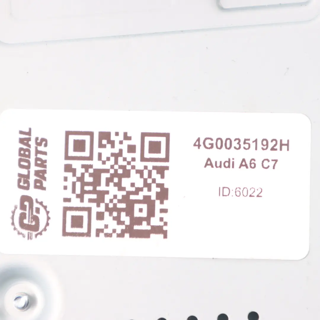 Multimedia Radio CD Spieler Kopfeinheit für Audi A6 C7 mit Teilenummer 4G0035192H Audi A6 C7 Multimedia Radio CD Spieler Kopfeinheit - SKU 4G0035192H - Teilenummer 4G0035192H